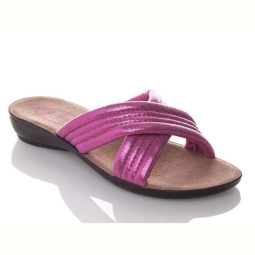 Шлепки DeMur W7153-fuchsia