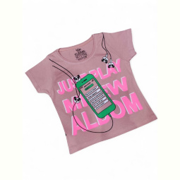 Футболка Kids-modnik 110020 т.пудровий