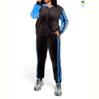 Спортивный костюм Alisa Brand 1363 seven шоколад-блакитний