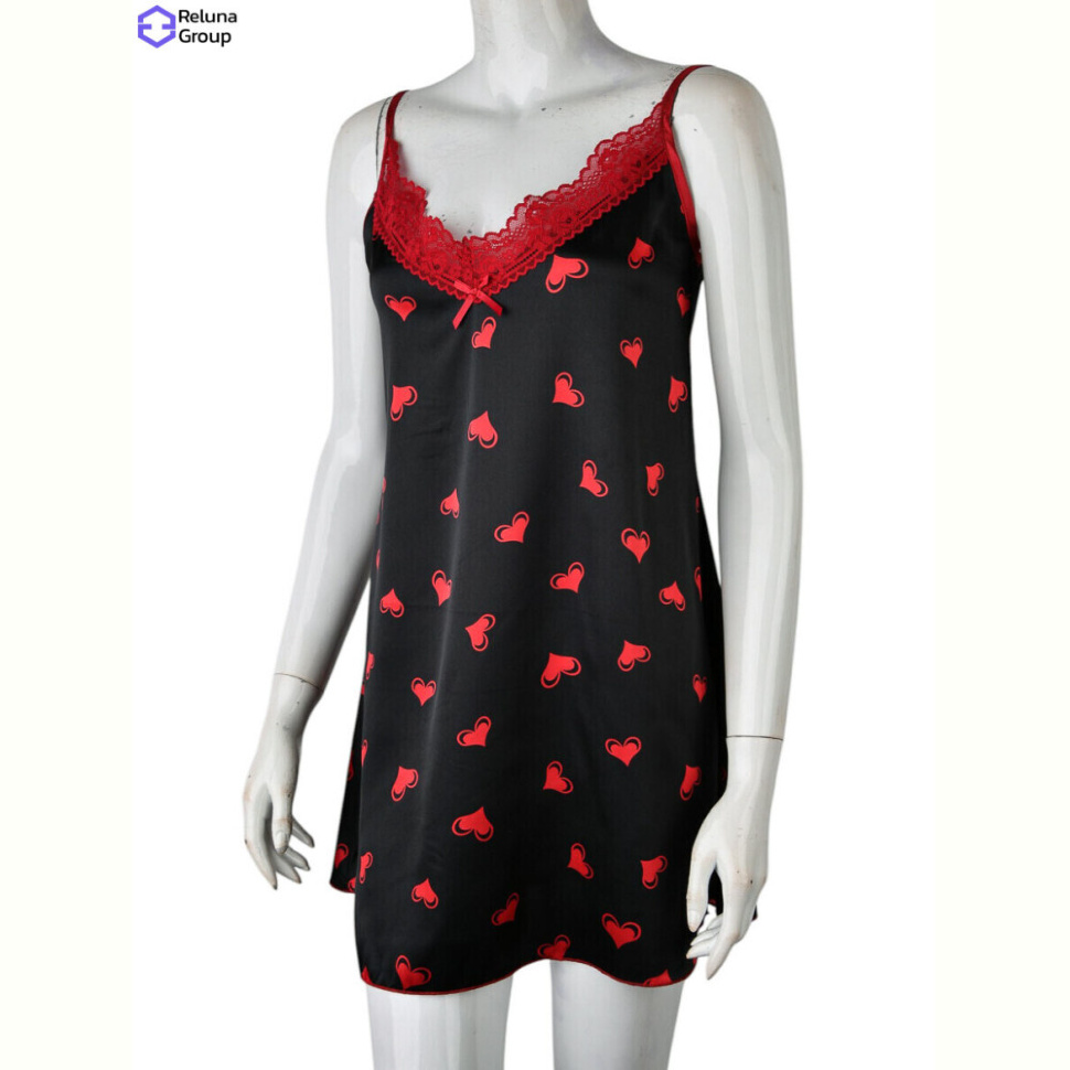 Ночная рубашка Reluna Group 70283 black Ночная рубашка Reluna Group 70283 black