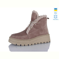 Ботинки Sali 2215 капучино-беж.з беж-п.зима