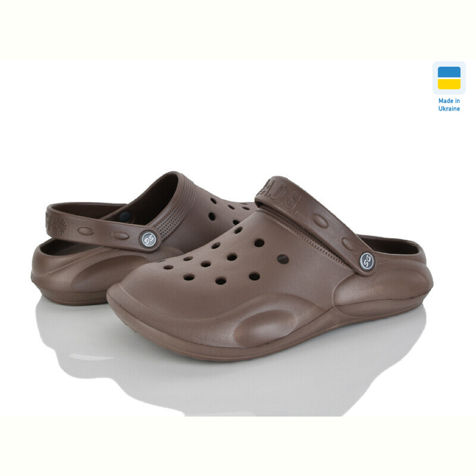 Кроксы Vladimir DS сабо 10 т.коричневий