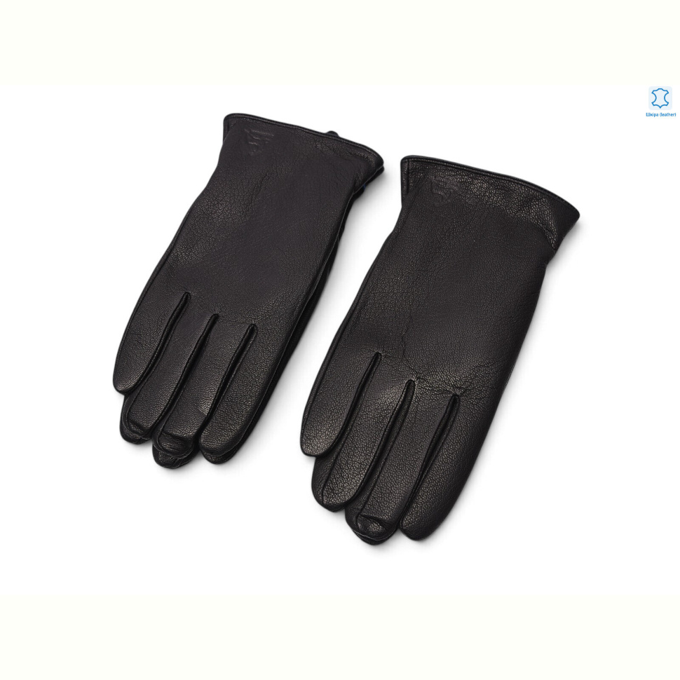 Перчатки RuBi F6-1 black шкіра олень махра Перчатки RuBi F6-1 black шкіра олень махра