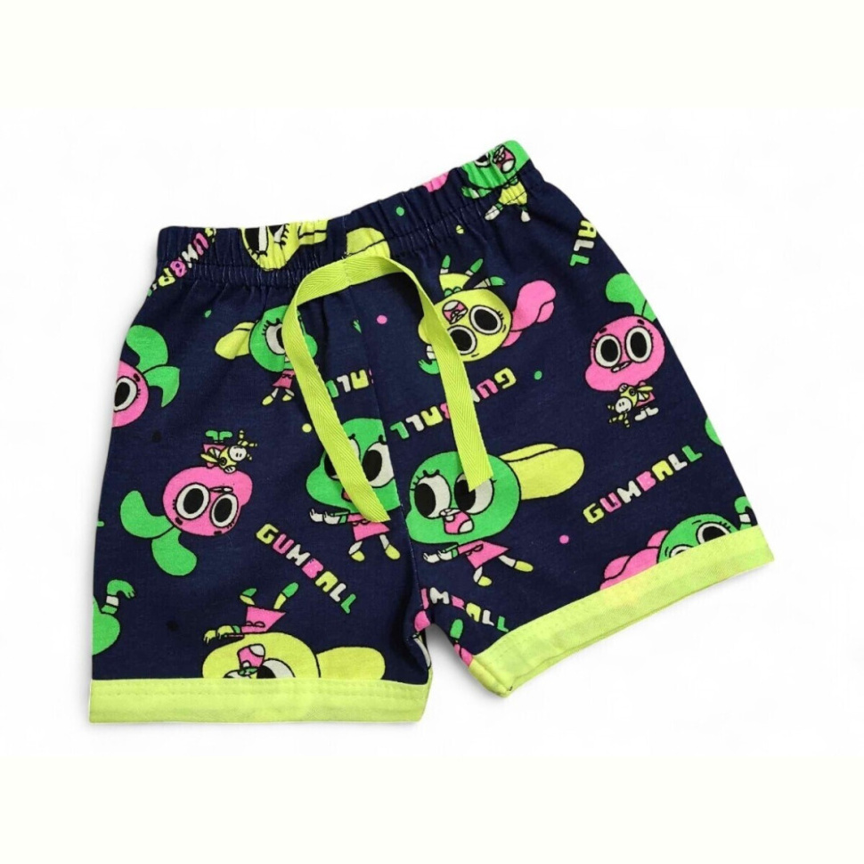 Шорты Kids-modnik 4838-1 синьо-жовтий