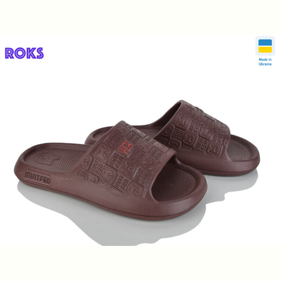 Шлепки Roks 144 шоколад