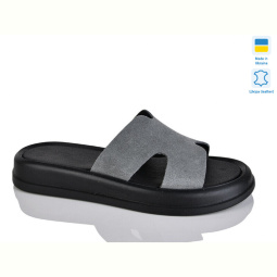 Шлепки Sali 505-25 сірий з.