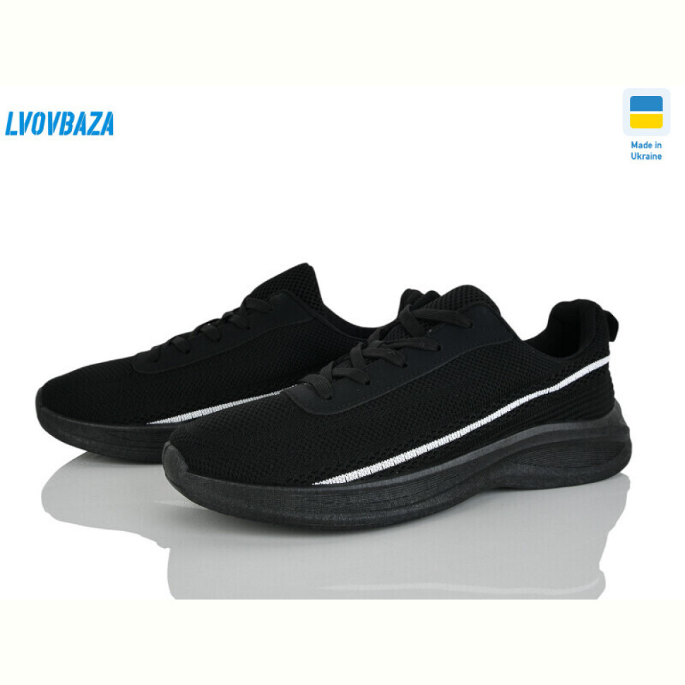 Кроссовки Lvovbaza B&R 7003 чорний
