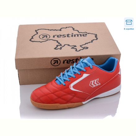 Футбольная обувь Restime DMB22030 red-white-skyblue