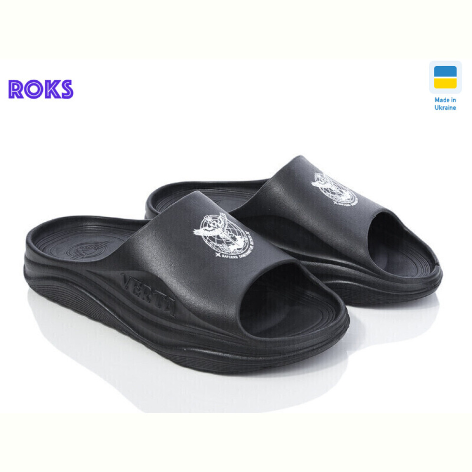 Шлепки Roks Verta 1001G чорний