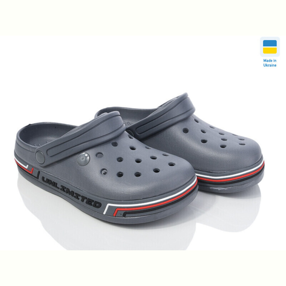 Кроксы Golden Lion 602 сірий