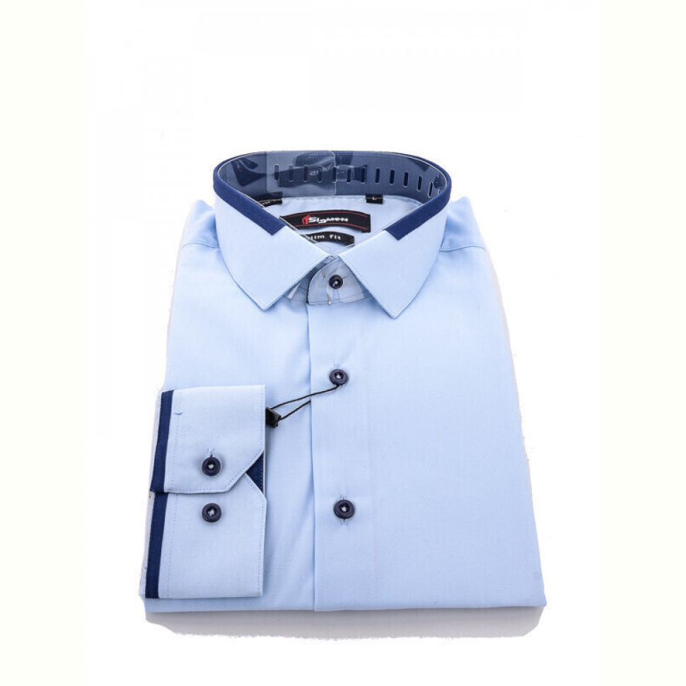 Рубашка Enrico 7405S l.blue