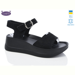 Босоножки Garti 0179 чорний замш