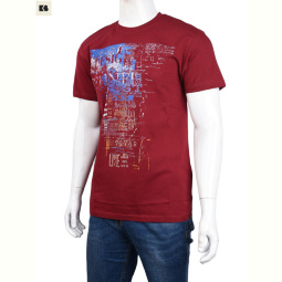 Футболка BIG 3707-0057-2 bordo