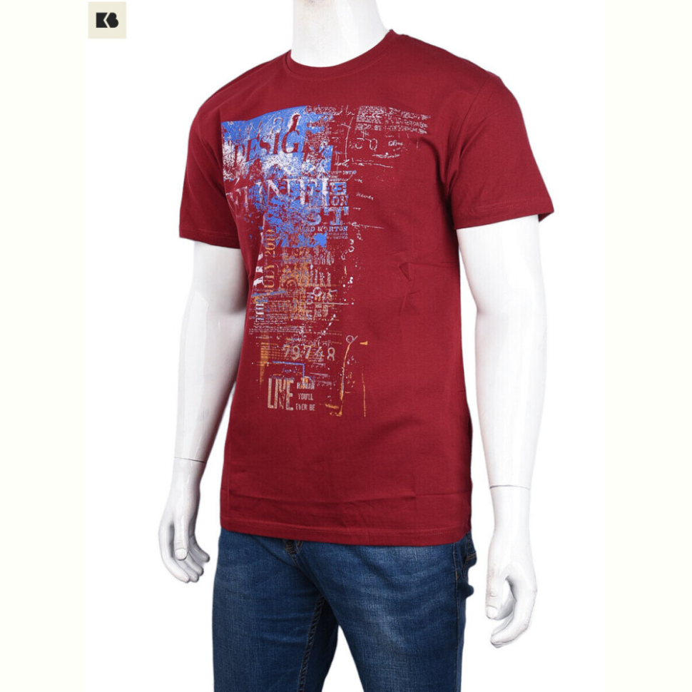 Футболка BIG 3707-0057-2 bordo
