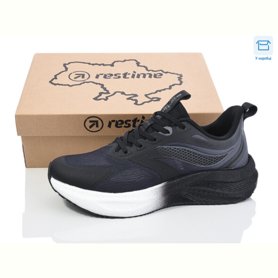 Кроссовки Restime AML25446 black-grey