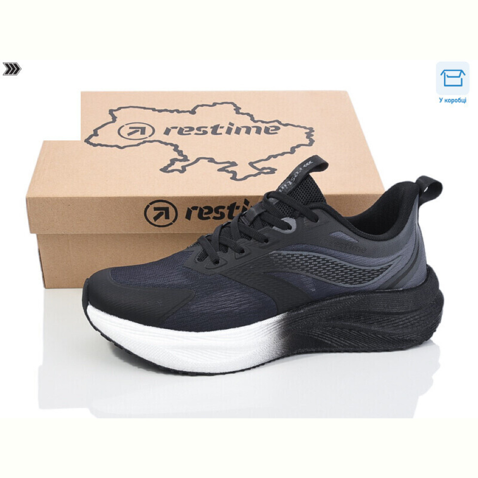 Кроссовки Restime AML25446 black-grey