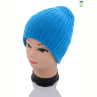 Шапка Angelica Ангора на флісі 02268-5 blue
