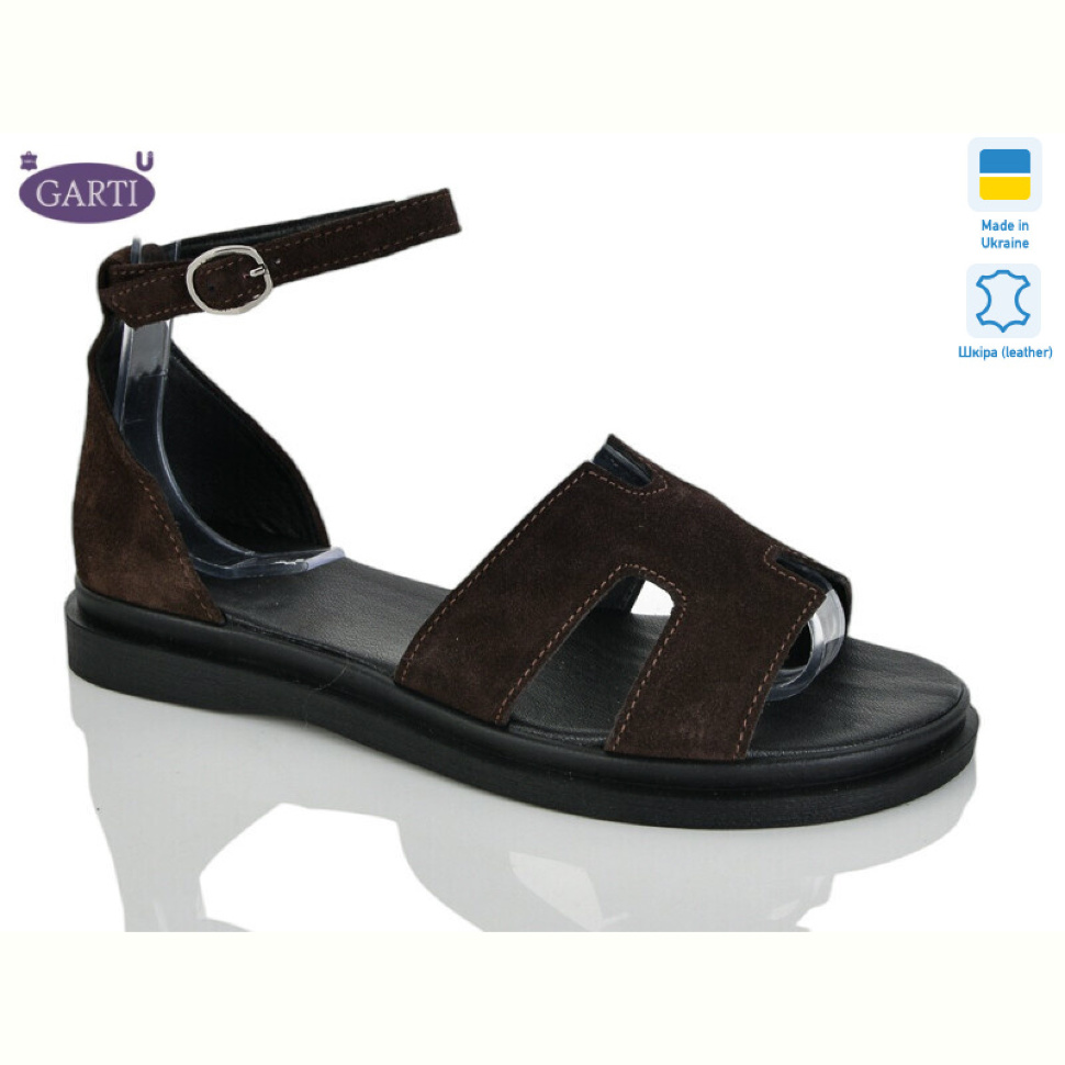 Босоножки Garti 0192 корич замш