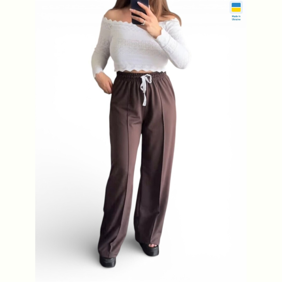 Спортивные брюки Sport style 1048 шоколад