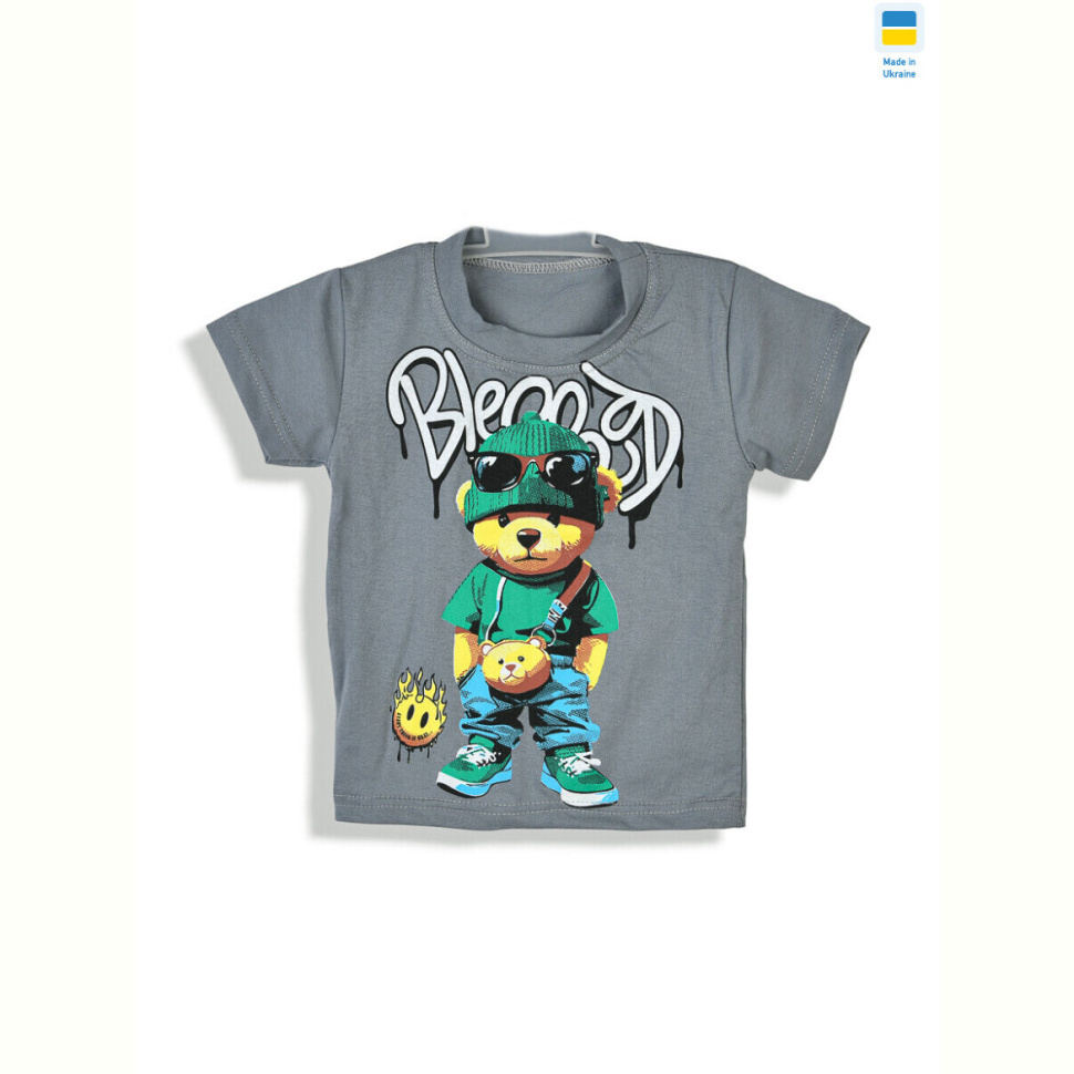 Футболка Kir15 122266 сірий