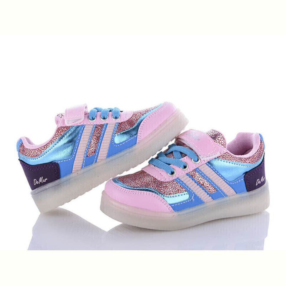 Кроссовки DeMur 2508-01 не світяться 2025