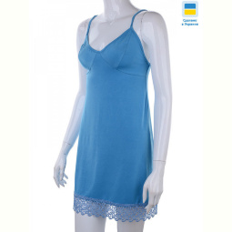 Ночная рубашка Nadia &amp; Natali 8289 blue батал