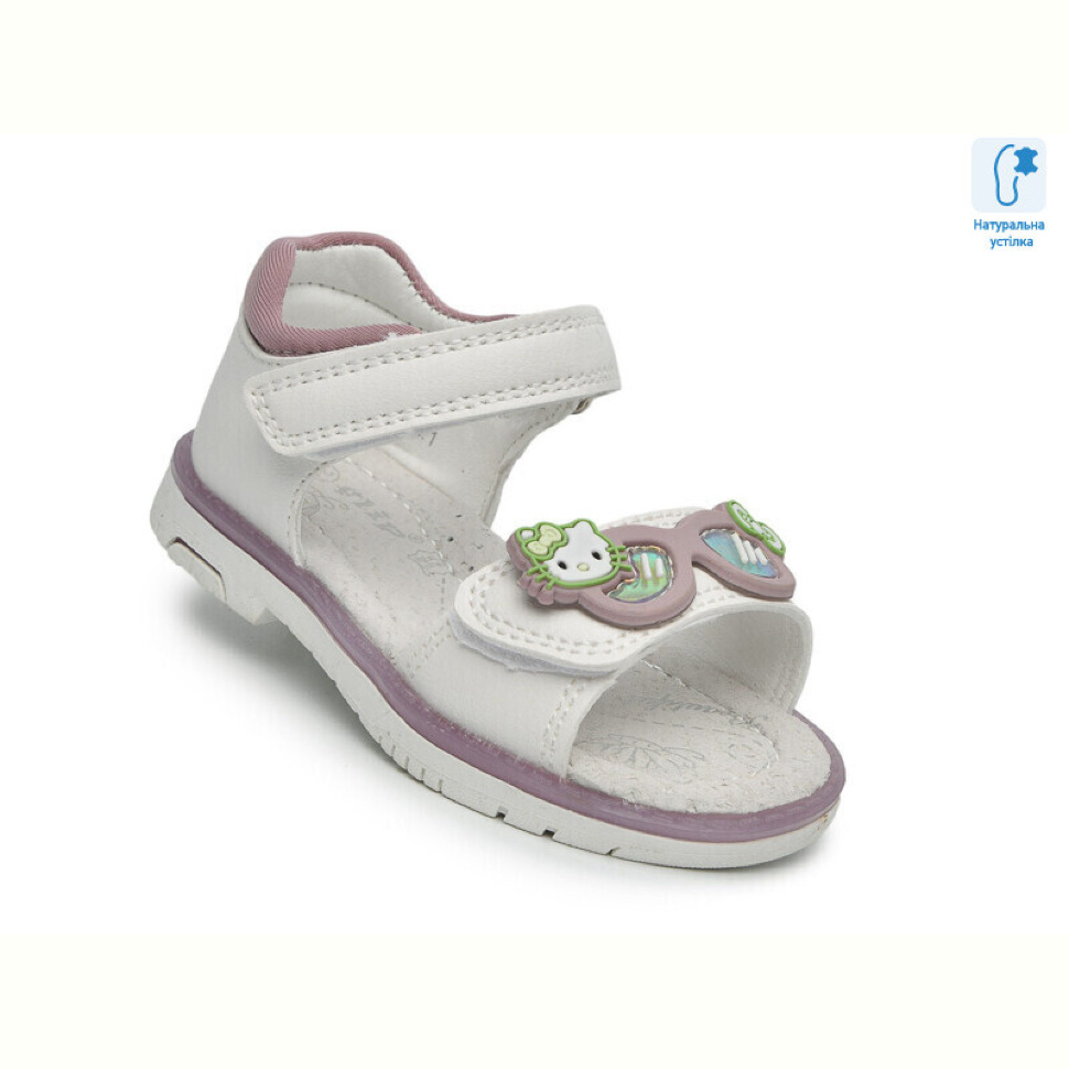 Босоножки TOM.M F65108 білий-фіол.