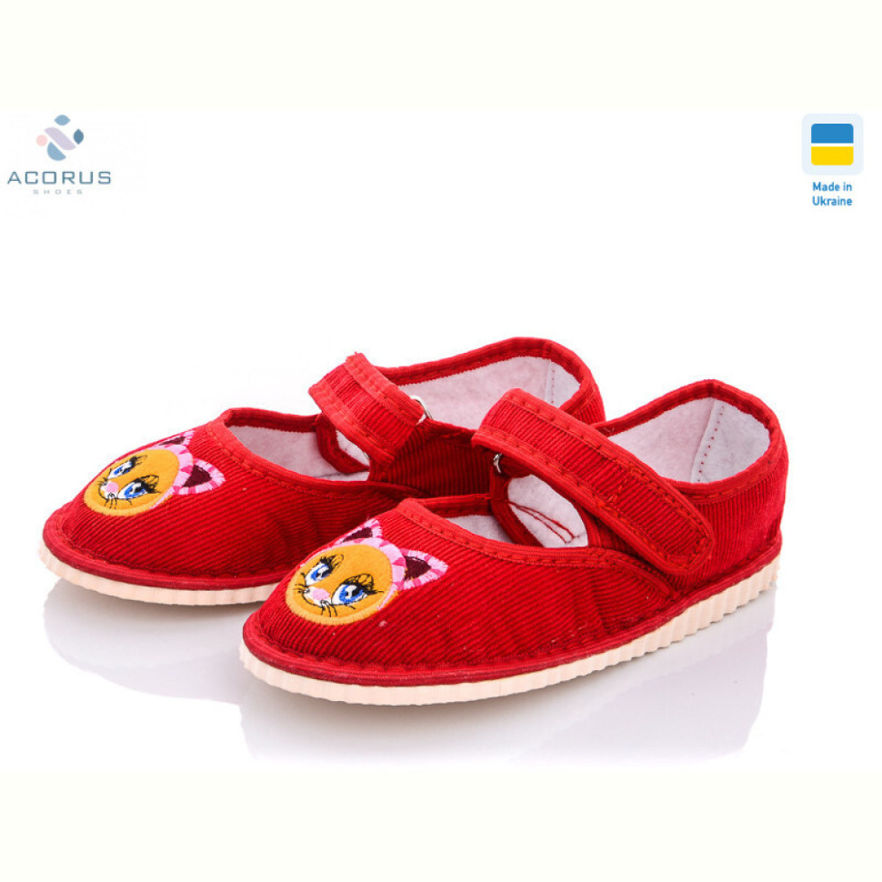 Тапки Acorus Чап-Чап красн