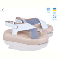 Босоножки Viscala 23211 джинс ш.+син.з.