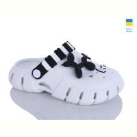 Кроксы DeMur 6012 білий/білий