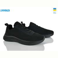 Кроссовки Lvovbaza B&R 7004 чорний