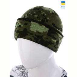 Шапка Red Hat Пиксель green mix