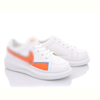 Кроссовки Violeta 172-39 white-orange
