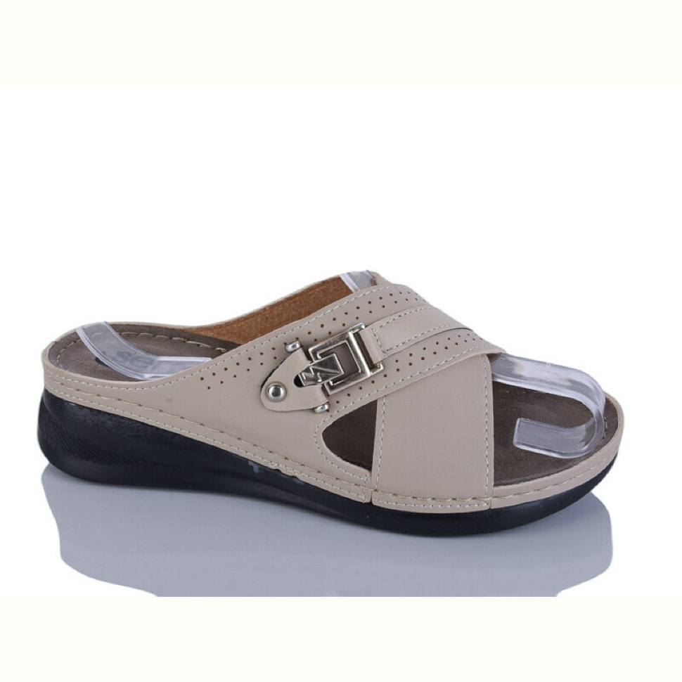 Шлепки DeMur 63001-2 beige