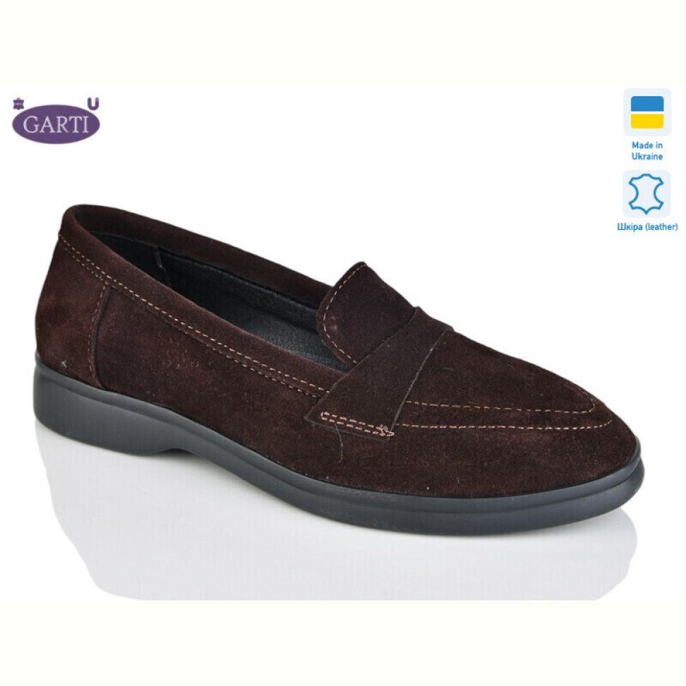 Туфли Garti 401 корич замш