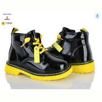 Ботинки Clibee-Doremi ABC(P)708-1 black-yellow фліс
