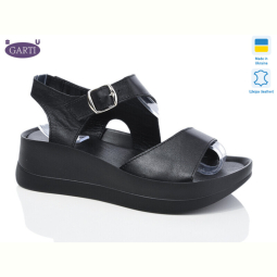 Босоножки Garti 2138 чорна шкіра