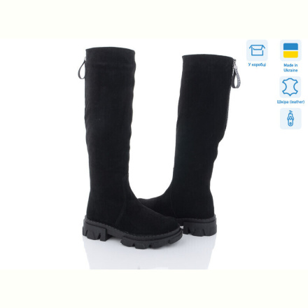 Сапоги Mona Lisa 97 чорний з зима