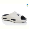 Шлепки Lot Shoes N135 сірий-чорний