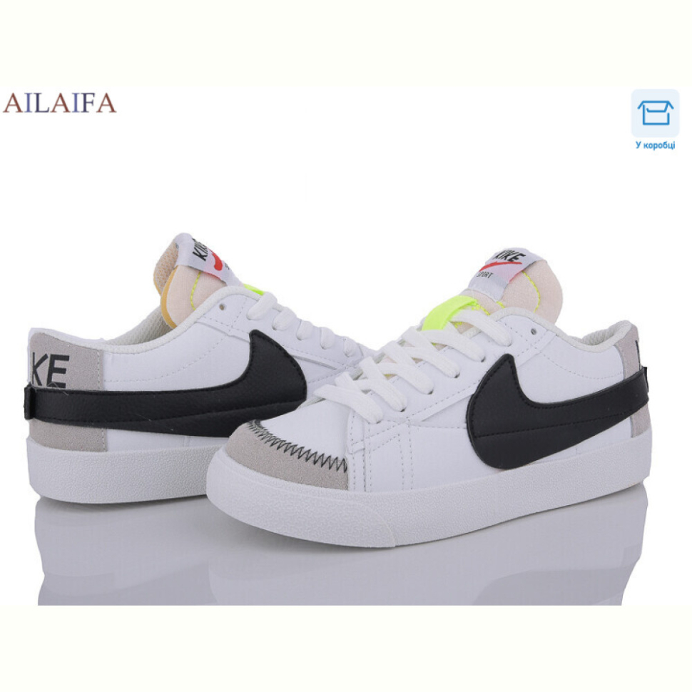 Кроссовки Ailaifa K011 white-black