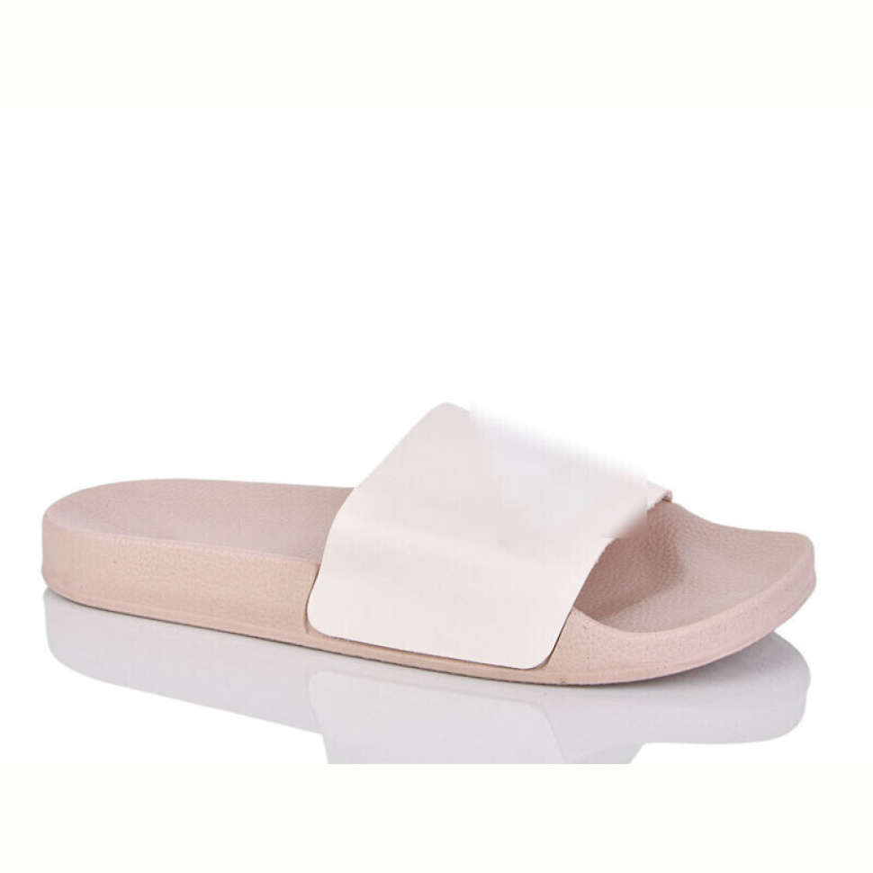 Шлепки DeMur J001-7 бежевий