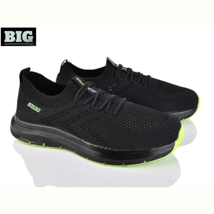 Кроссовки BIG 4058-B2065-2 black-green