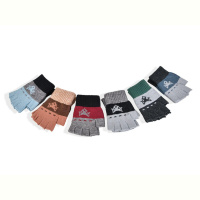 Перчатки RuBi 2508S (13,5см) хутро mix