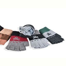 Перчатки RuBi 2508S (13,5см) хутро mix
