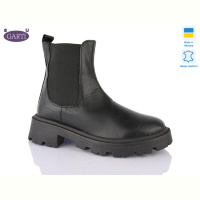 Ботинки Garti 352 чорна шкіра
