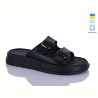 Шлепки Sali 91 чорний к.