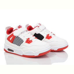 Кроссовки Ok Shoes 1101 white-red