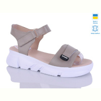 Босоножки Sali 701-25 капуч-білий к.