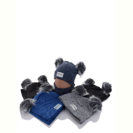 Шапка Red Hat KA487 комплект mix