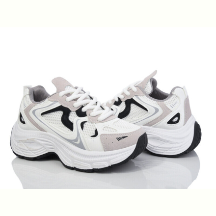 Кроссовки Violeta 172-45-4 white-black